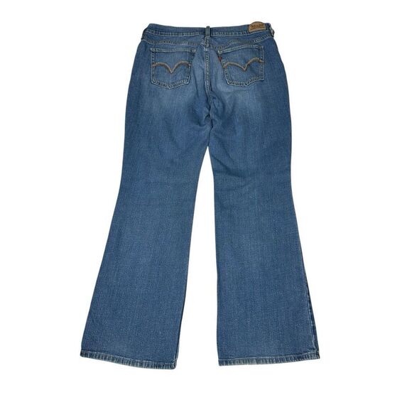 Levi's 513 Bootcut Stretch Denim Jeans Medium Wash Mid Rise Women's Size 30 x 30 - Picture 4 of 13